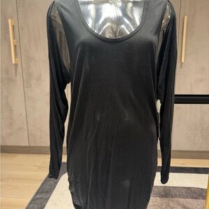 RACHEL Rachel Roy Elegant Black Long Sleeve Dress